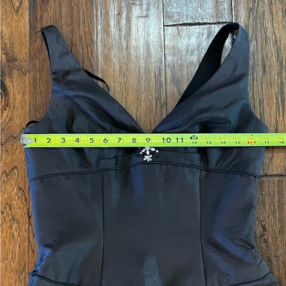 NWT Raylia Designs Black Formal Long Gown Size 14 Sleeveless Fit & Flare Prom - Picture 8 of 17